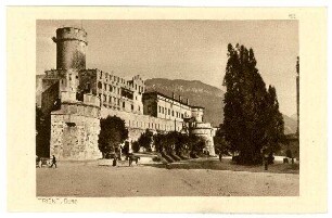 Der Krieg 1914/15 in Postkarten, 16. Reihe, Abt.: Österr.-ital.Kriegsschauplatz; Inhalt: Südtirol. 1. Gruppe: Nr. 155: Trient, Burg