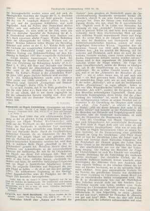 189-192 [Rezension] Löwith, Karl, Jacob Burckhardt