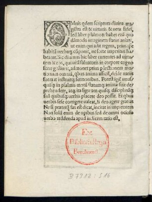 Omnis quidem scriptura divina magistra est ...