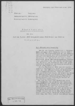 Neipperg: Pfarrbericht 1950