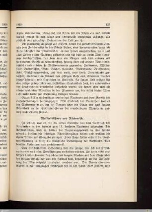 Waffenstillstand und Rückmarsch