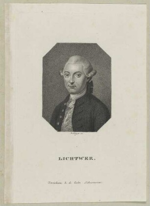 Bildnis des Magnus Gottfried Lichtwer
