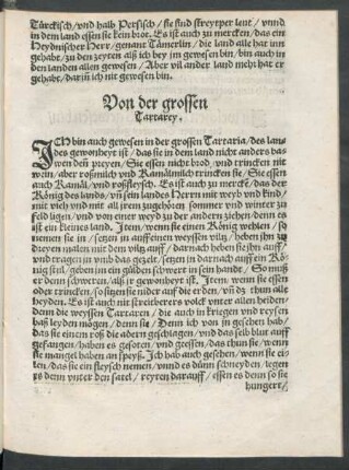 Von der grossen Tartarey.
