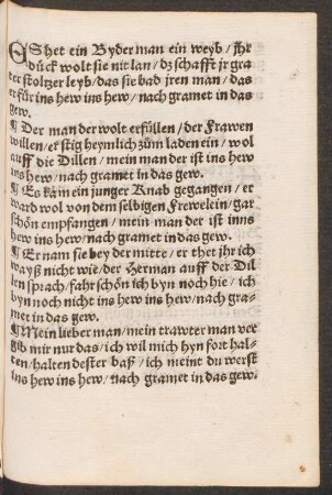 ES het ein Byder man ein weyb/ jhr || dück wolt sie nit lan/