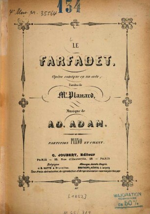 Le farfadet : opéra comique en 1 acte
