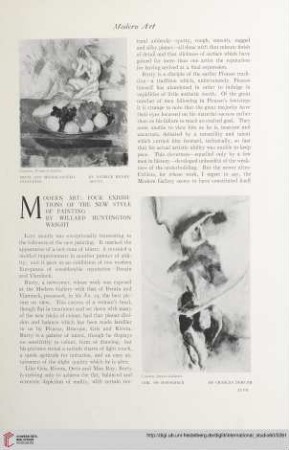 Vol. 60 (1916/1917) = No. 239: Modern art : four exhibitions of the new style of painting