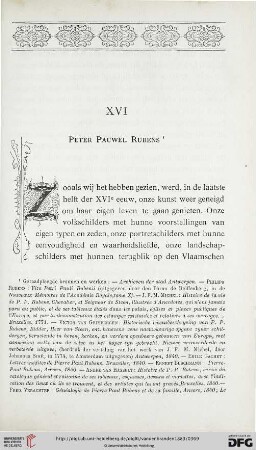 XVI. Peter Pauwel Rubens