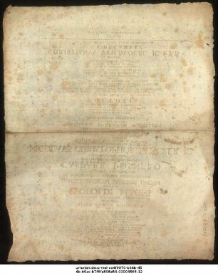 Strepentibus Armis Quae Totam Concutiunt Europam Leges Silent Neutiquam Sed Cultores Sui Indefessos Et Themidos Asseclas Eminentes Voce Decantant Efferuntque Publica Ac Praemiis Exornant Praelustribus ... Hinc Triuno Numine Disponente Auctoritate Invictissimi Romanorum Imperatoris Leopoldi Magni Auspiciis Serenissimorum Saxoniae Ducum Nutritorum Huius Academiae Munificentissimorum Rectore Magnifico Caspare Posnero Naturalium Professore Publico ... Nicolaus Christophor. Lyncker IC. Hereditarius In Koetschau Et Fluhrsted ... Johannem Conradum Schaller Barutho-Francum, Consiliarium Saxonicum Ob Eximias Animi Dotes Solidae Eruditionis Laudem Ac Utriusque Iuris ... Scientiam ... Doctoris Titulum Honores Privilegia Et Insignia Die VI. Octobris Praeteriti Anni MDCXCVI. Iam Ad Eptum Nunc Die XV. Iunii Labentis Anni MDCXCVII. In Aede Academica ... Invitat Christianus Wildvogel. IC. & P.P. h.t. Decanus. P.P. Ienae, D. XIII. Iunii. A.O.R. M.DC.XCVII.