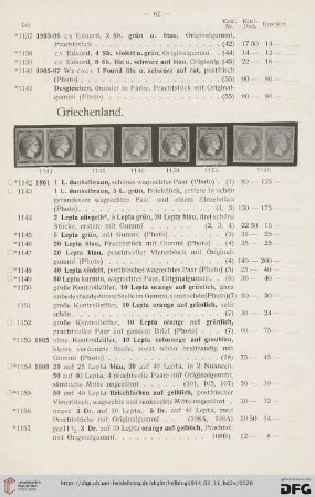Griechenland (Nr. 1142-1165)