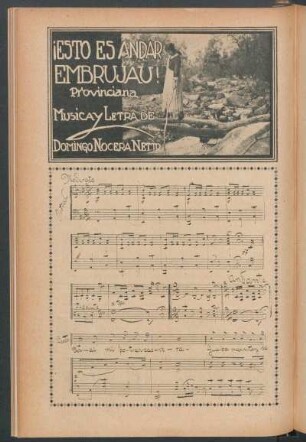 ¡Esto es andar embrujau! - [Partitura] : Provinciana