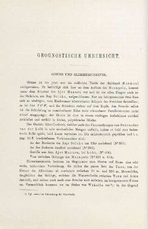 Geognostische Uebersicht