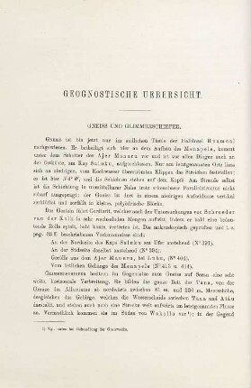 Geognostische Uebersicht