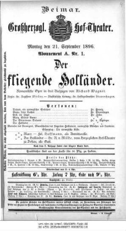 Der fliegende Holländer