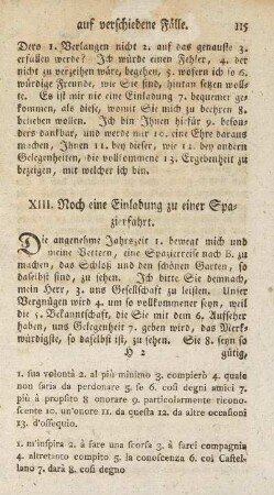 XIII. Noch eine Einladung zu einer Spazierfahrt