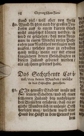 Das Sechzehente Capitul. - Das Zwantzigste Capitul.