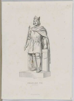 Bildnis des Charles VII., König von Frankreich