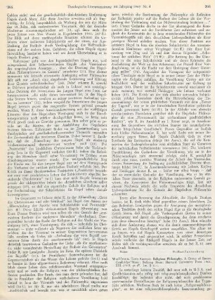 296-299 [Rezension] Wolfson, Harry Austryn, Religious philosophy