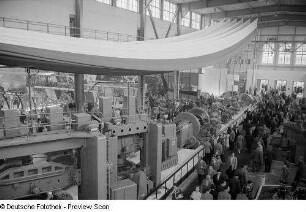 Maschinen der polnischen Sektion auf der Leipziger Herbstmesse 1954