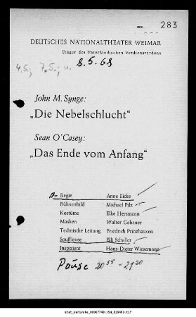 "Das Ende vom Anfang"