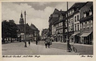 Postkartenalbum mit Motiven von Durlach. "Karlsruhe-Durlach, Adolf-Hitler-Straße"
