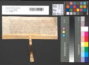 Quittung des Grafen Vincenz von Moers über 200 Gulden Rente aus der Kellnerei Linn.