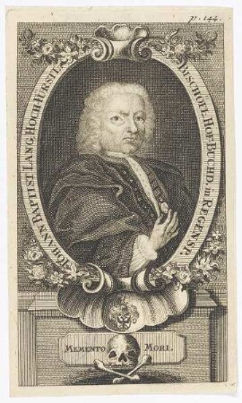 Bildnis des Iohann Baptist Lang
