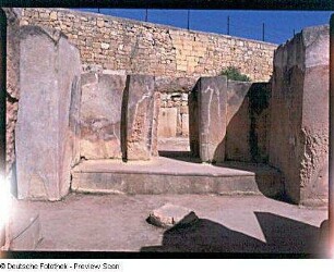 Malta, Tarxien. Zentraltempel