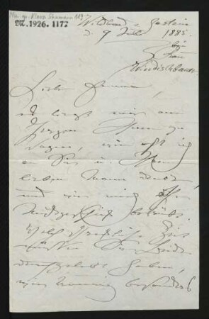 Brief an Emma Brandes : 09.07.1885