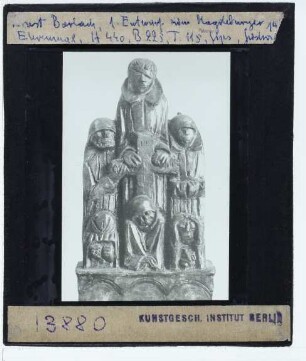 Barlach, Magdeburger Ehrenmal,Barlach, Bozzetto zum Magedeburger Ehrenmal (Gips)