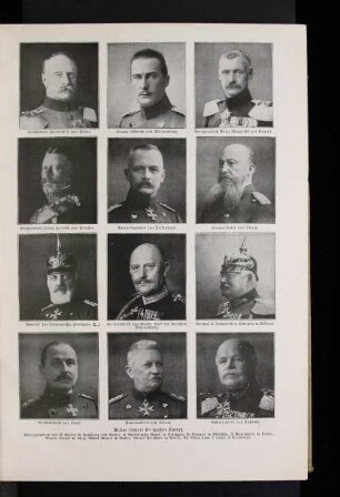 Unsere Führer im großen Kampf.