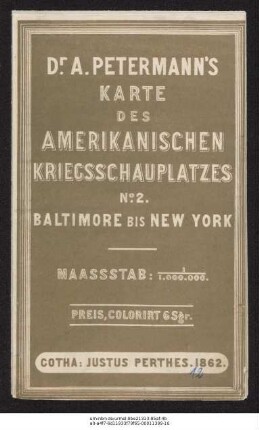 Der amerikanische Kriegsschauplatz zwischen Baltimore & New York