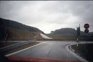 Teilknoten Ost: Rampenfuß der Ausfahrtsrampe (Zufahrt von BAB)