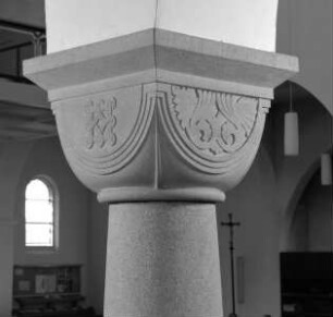 Langhauskapitelle — Kapitell der südöstlichen Säule