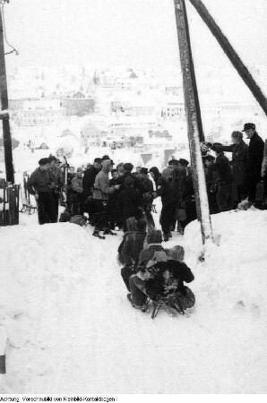 Altenberg, 2. Wintersportmeisterschaften des Landes Sachsen, Volkssport, Ablegen des Wintersport-Abzeichens, 16.-21. Januar 1951