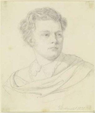 Bildnis des Stuttgarter Hofschauspielers Friedrich Mevius