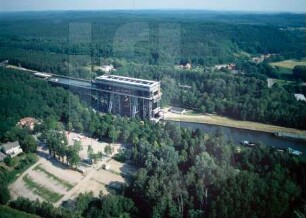 Schiffshebewerk Niederfinow : Blickrichtung Nordwesten