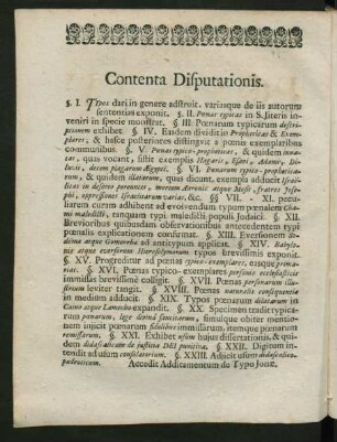 Contenta Disputationis