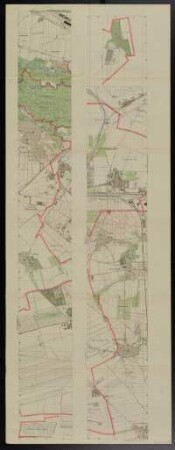 Stadtplan von Leipzig , 1:10 000, Lithographie, 1926 : Plan von Leipzig / bearb. vom Vermessungsamt d. Rates d. Stadt. - 18. Aufl., Nachdr. [mit Abschnitts- u. alten u. neuen Bezirksgrenzen], nachgetr. bis Ende 1924. - 1:10 000. - Leipzig ; Berlin : Giesecke & Devrient , 1926. - 1 Kt. ; 123 x 119 cm + Beil. - Mehrfarbendr. [Beil.:] Alphabetisches Verz. der Straßen, Sehenswürdigkeiten usw. Beil. zum Leipziger Adreßbuch. 1926.