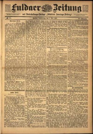 Ausgabe vom Donnerstag, den 05. Mai 1898.