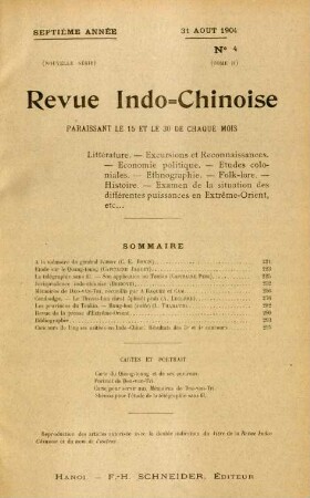 31 Aout 1904. No. 4