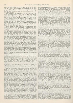 415-417 [Rezension] Schlatter, Adolf, Die Kirche der Griechen im Urteil des Paulus