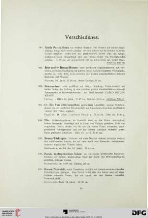 Verschiedenes (Nr. 591-722)