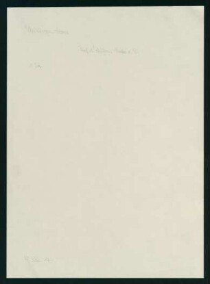 Brief von Hans Vaihinger