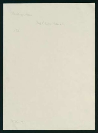 Brief von Hans Vaihinger