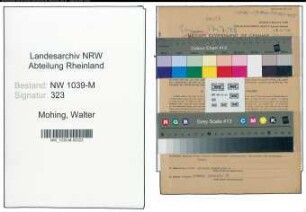 Entnazifizierung Walter Mohing , geb. 16.03.1920 (Arzt)