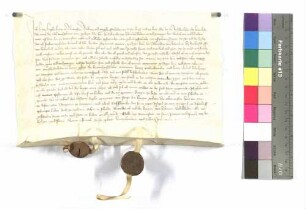 Hans Heppler, Bürger zu Neuenstein, Leibeigenschaft; Siegel: Hans von Orn und Ulrich Triftshäuser.