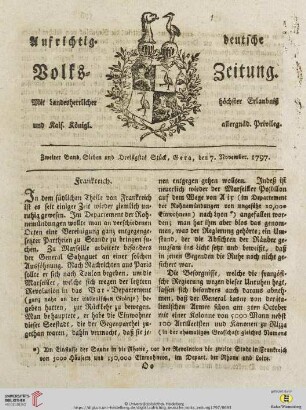 Zweiter Band. Sieben und Dreißigstes Stück