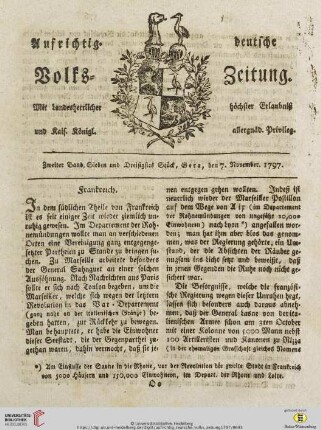 Zweiter Band. Sieben und Dreißigstes Stück