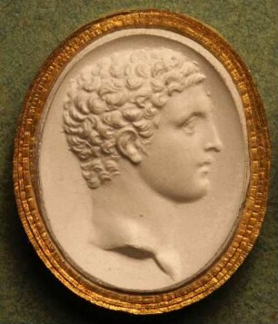 Profilkopf des jungen Herkules (Daktyliothek, Erstes Mythologisches Tausend)