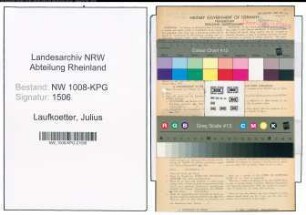 Entnazifizierung Julius Laufkoetter , geb. 29.12.1893 (Schlosser)